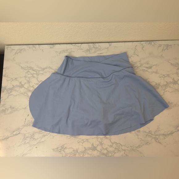 unbranded Dresses & Skirts - Skirt Womens Size L Blue Pull Up Mini Whimsy Tennis Skirt Athletic Layered